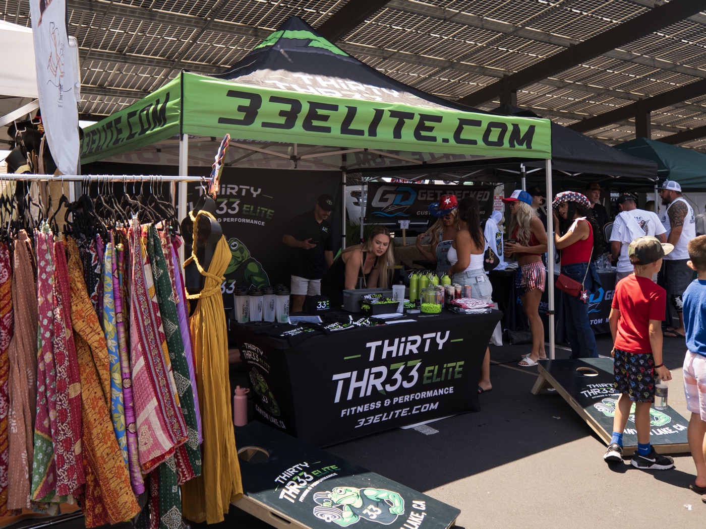 33E Booth at Fiesta Days